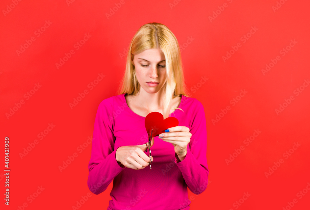 Breakup. Girl with broken heart. Love hurts. Break of relationships. Unhappy love. Breakup. Girl with broken heart. Love hurts. Break of relationships. Unhappy love.
