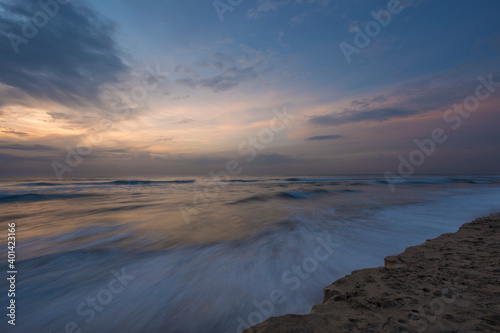 sunset at the beach