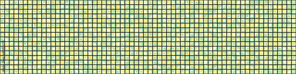 Fototapeta premium Abstract Geometric Pattern generative computational art illustration