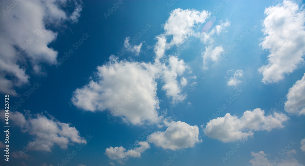 Afternoon cloudy blue sky Afternoon cloudy blue sky
