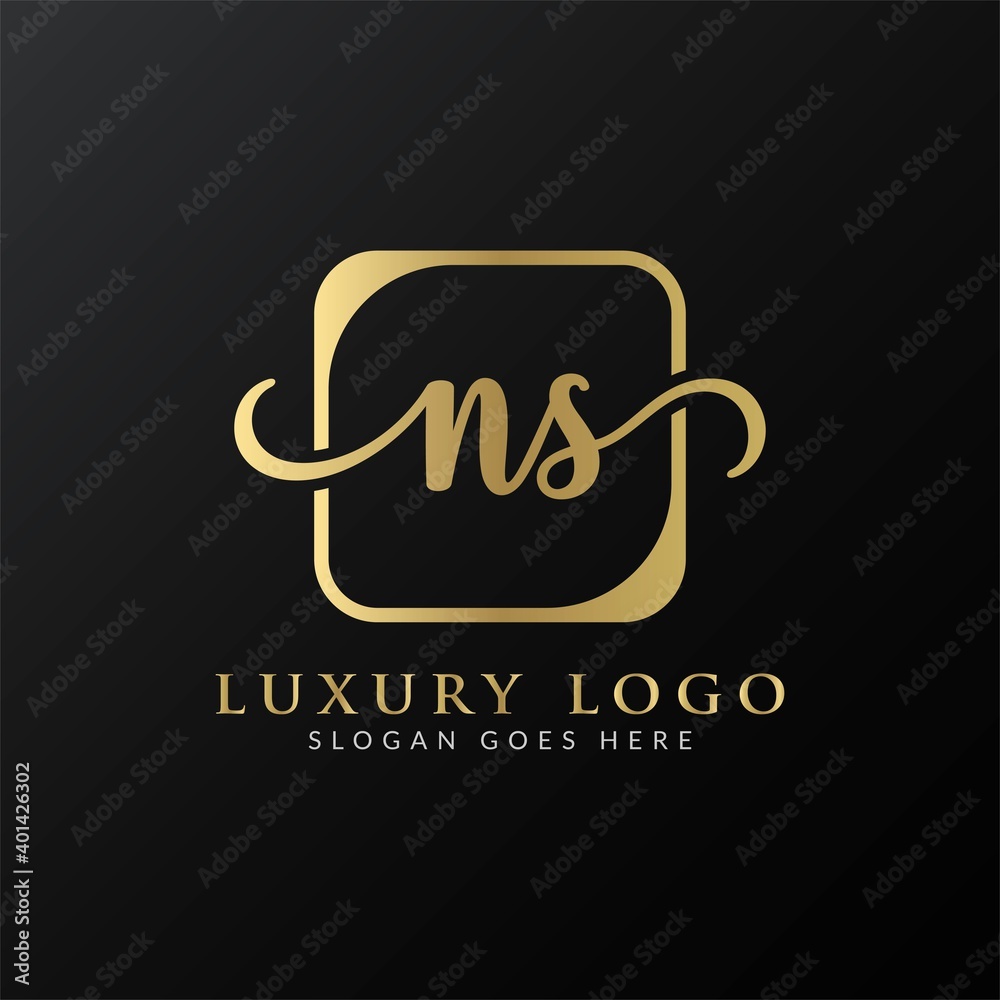 Initial Letter NS Logo Design Vector Template. NS Letter Logo Design Initial Letter NS Logo Design Vector Template. NS Letter Logo Design