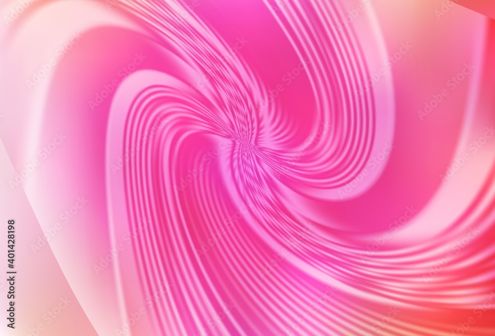 Obraz premium Light Pink vector glossy abstract background.