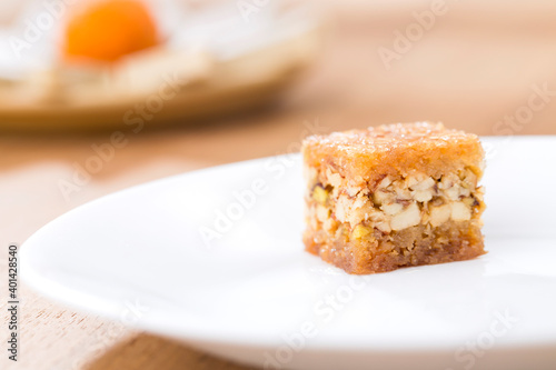 Oriental sweets on a white background