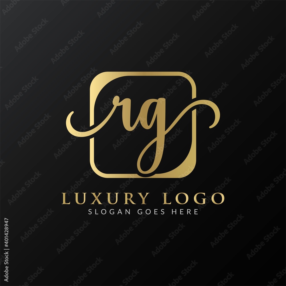 Initial rg letter Logo Design Modern Typography Vector Template. Creative Luxury letter rg logo design. Initial rg letter Logo Design Modern Typography Vector Template. Creative Luxury letter rg logo design.