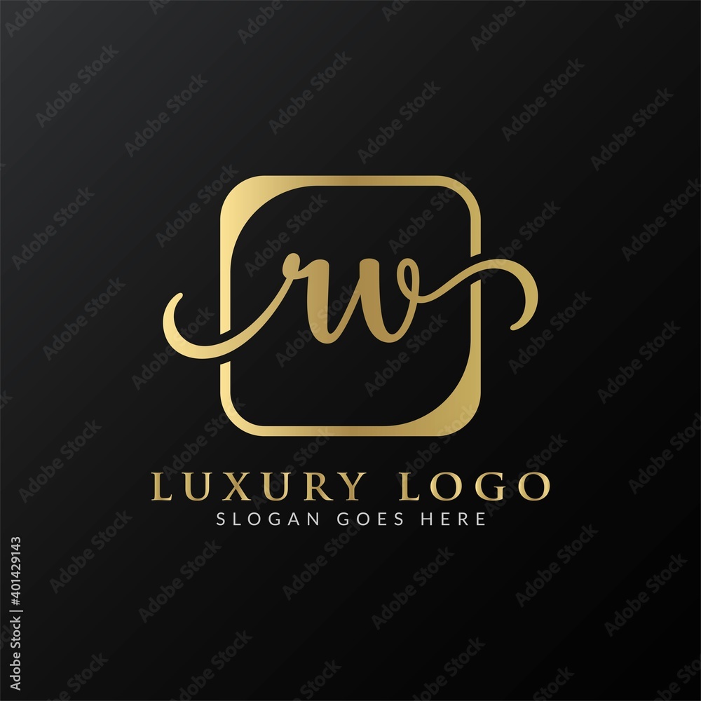 Initial rv letter Logo Design Modern Typography Vector Template. Creative Luxury letter rv logo design. Initial rv letter Logo Design Modern Typography Vector Template. Creative Luxury letter rv logo design.