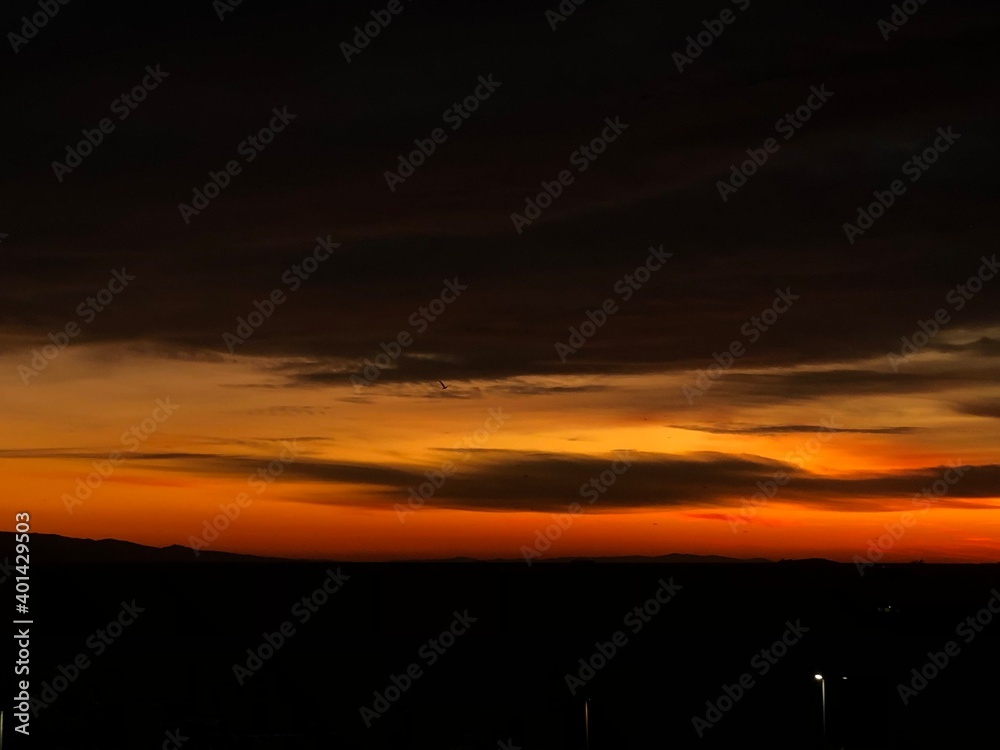 sunset in the sky sunset in the sky