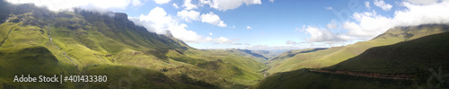 The Drakensberg Mountain Range panorama