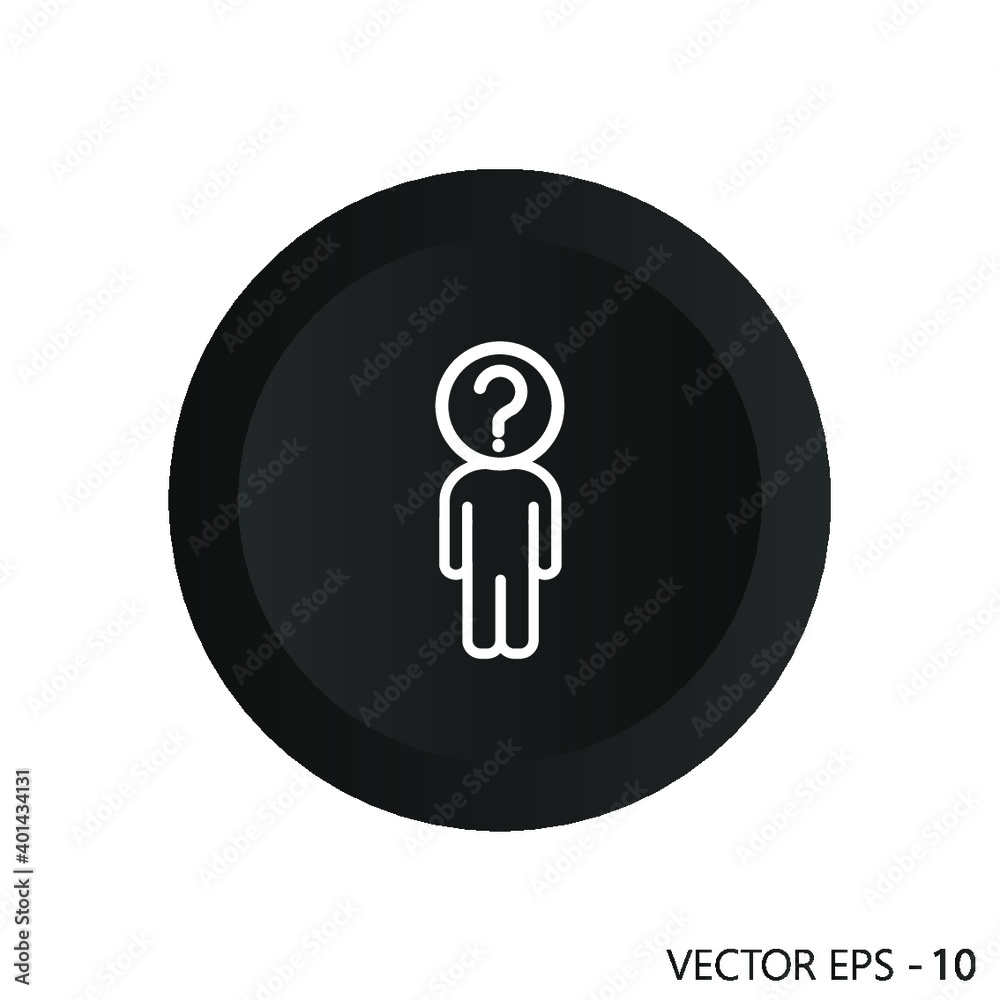 Problem button isolated. 3d illustration Problem button isolated. 3d illustration