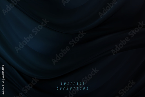 Black satin texture abstract background. Background design
