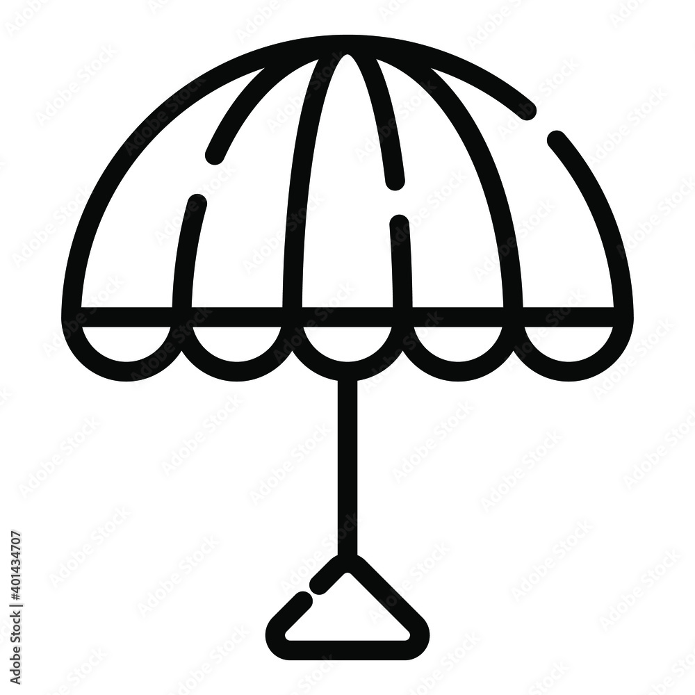 umbrella line concept icon umbrella line concept icon
