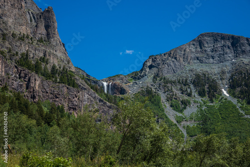 Waterfall in the mountains near Telluride, Colorado