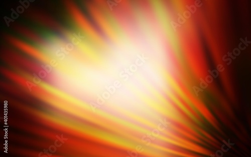 Dark Orange vector template with repeated sticks. Lines on blurred abstract background with gradient. Template for your beautiful backgrounds.