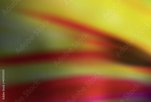 Dark Green, Yellow vector glossy abstract layout.