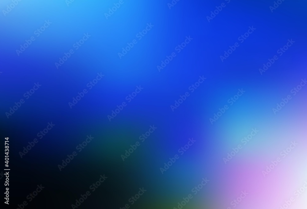 Dark BLUE vector glossy abstract background.