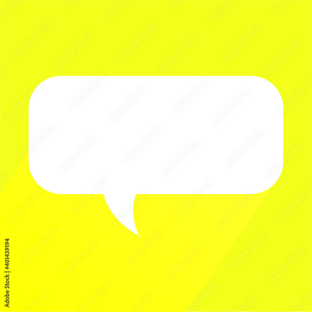 speech bubbles with white color