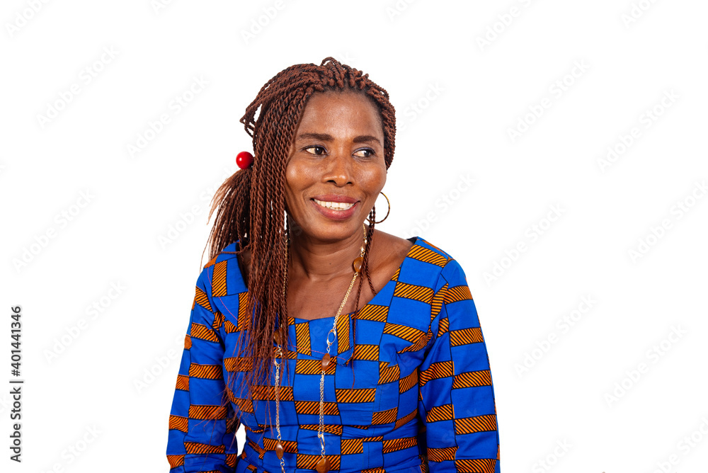 close up of a beautiful African woman, happy close up of a beautiful African woman, happy
