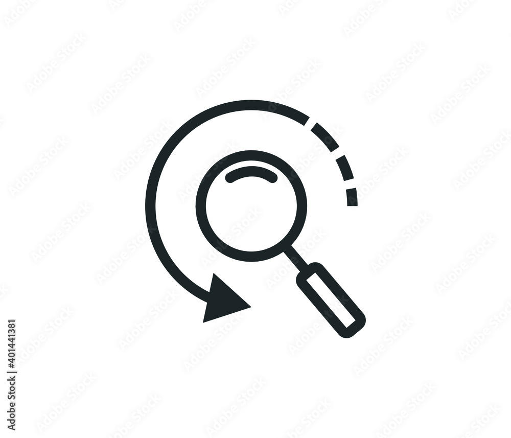 Search Magnifying glass icon symbol. Vector illustration
Search Magnifying glass icon symbol. Vector illustration