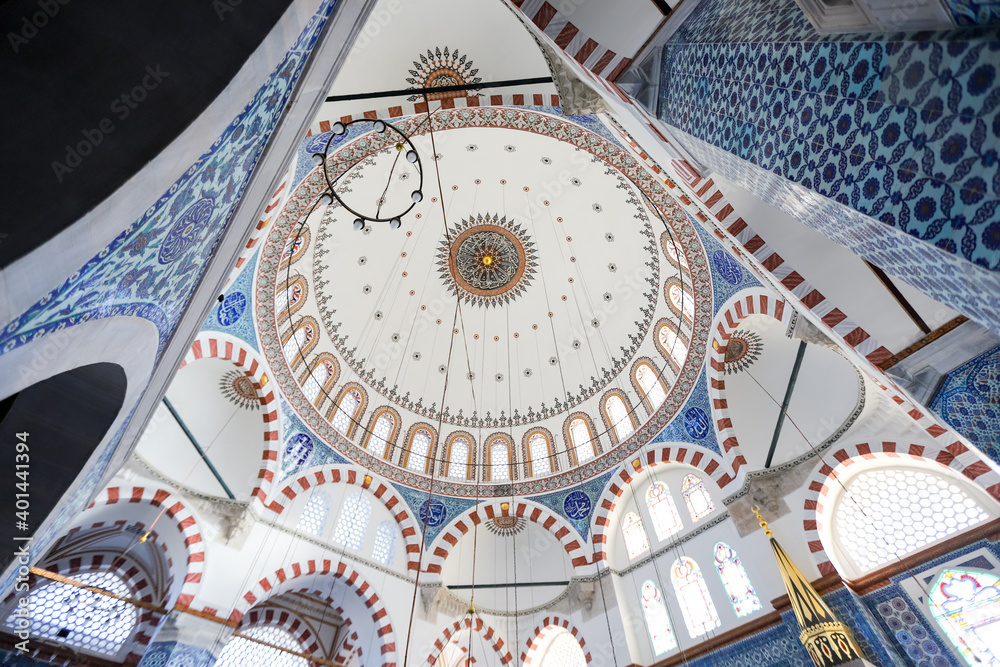 Rustem Pasha Mosque in Istanbul, Turkey