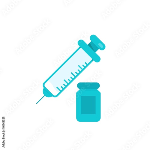 vaccine icon vector design template