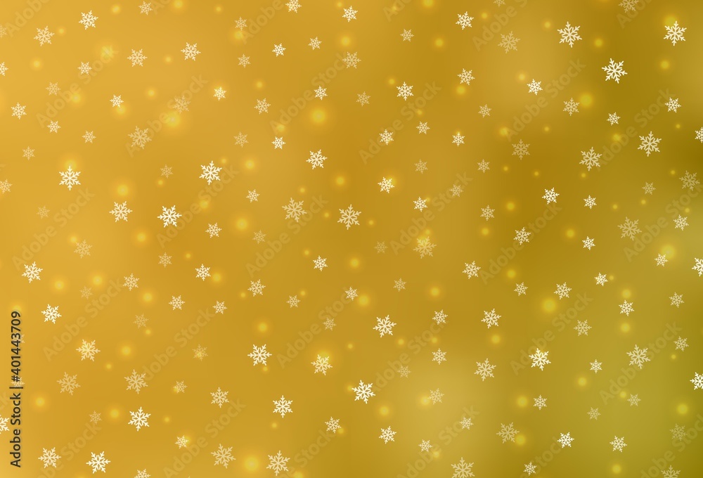 Dark Yellow vector texture in birthday style. Dark Yellow vector texture in birthday style.
