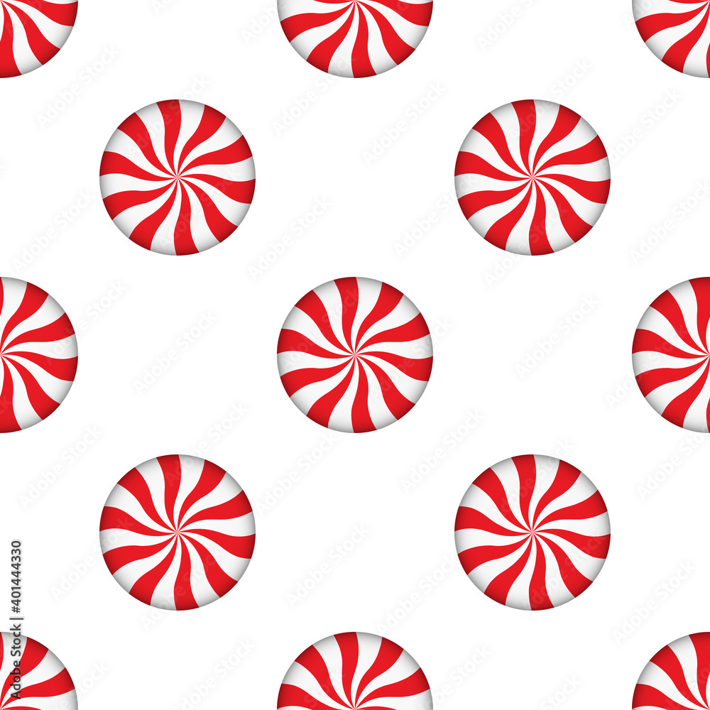 Seamless festive pattern from striped circles on a white background for fashion prints, textiles, fabrics, bed linen, tablecloths, wrapping paper.