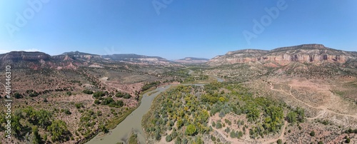 Rio Chama River Valley Panorama