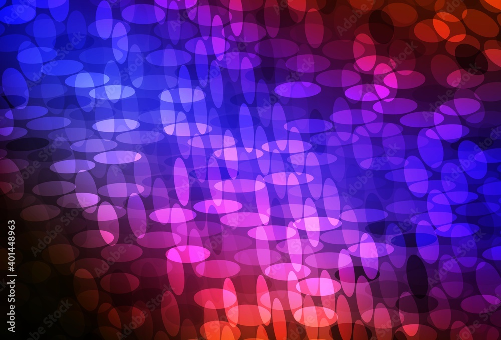 Dark Blue, Red vector texture with disks. Dark Blue, Red vector texture with disks.