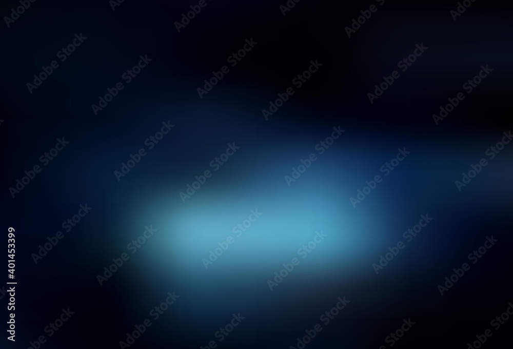 Obraz premium Light BLUE vector background with curved lines.