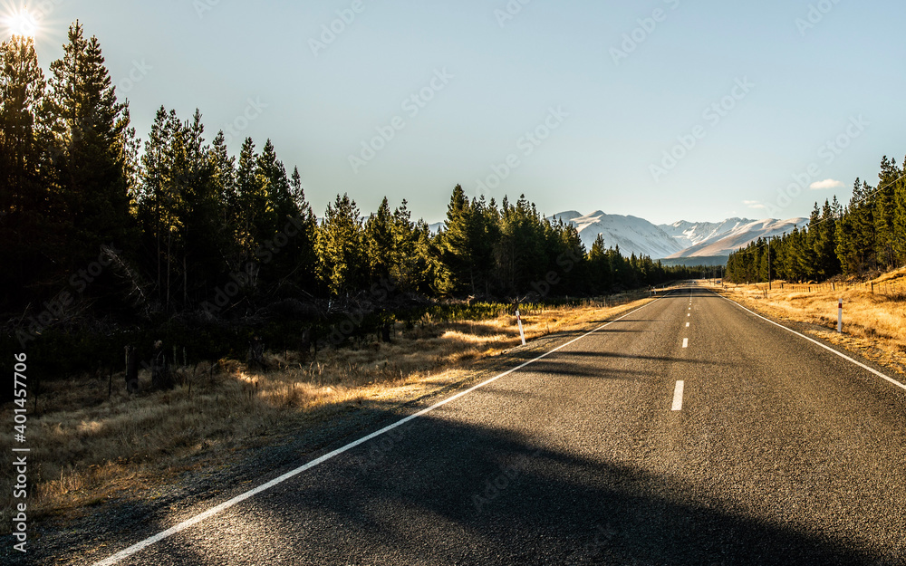 Fototapeta premium road to the mountains