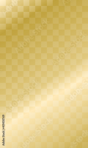 ゴールドの背景素材。落ち着いたゴールドのグラデーションと正方形のモザイク模様。