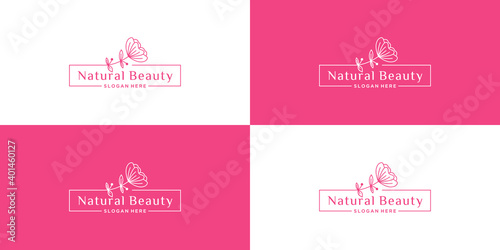 Natural cosmetics logo inspiration