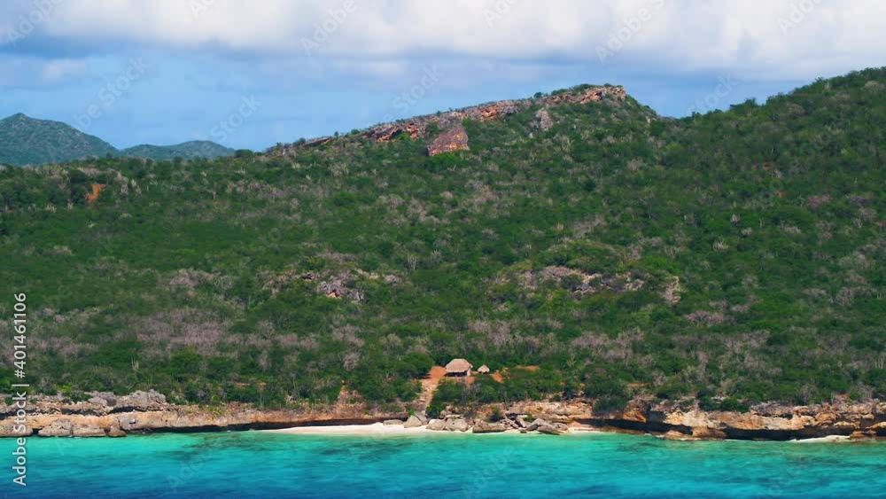 Boca hulu with mount Christoffel in the distance shot on the DJI Inspire X5 , Caribbean Curacao Boca hulu with mount Christoffel in the distance shot on the DJI Inspire X5 , Caribbean Curacao
