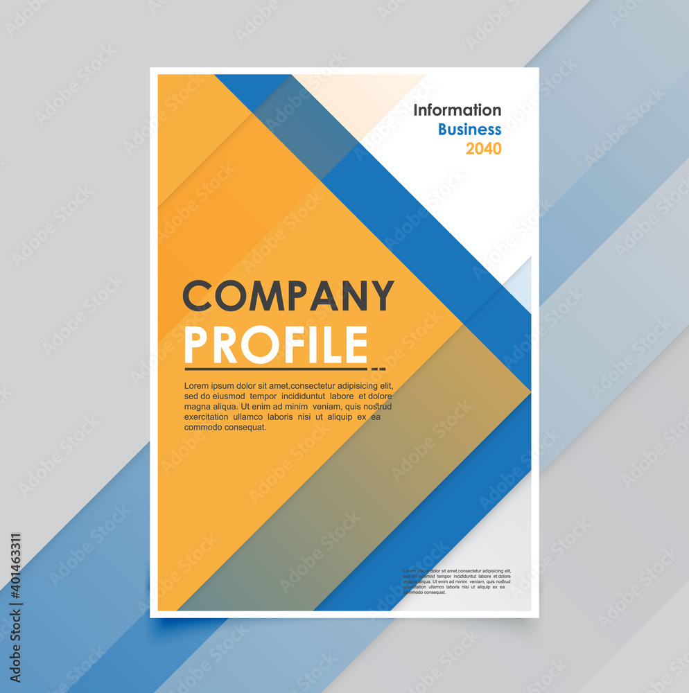 Modern business brochure template minimals Modern business brochure template minimals