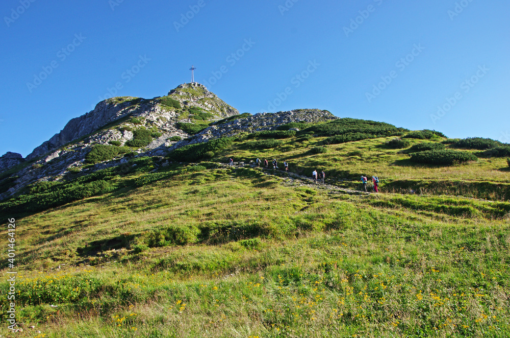 Fototapeta premium Chodzenie po górach Tatrach
