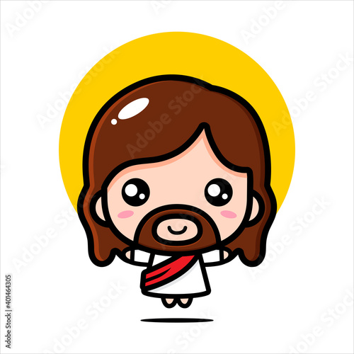jesus character vector design