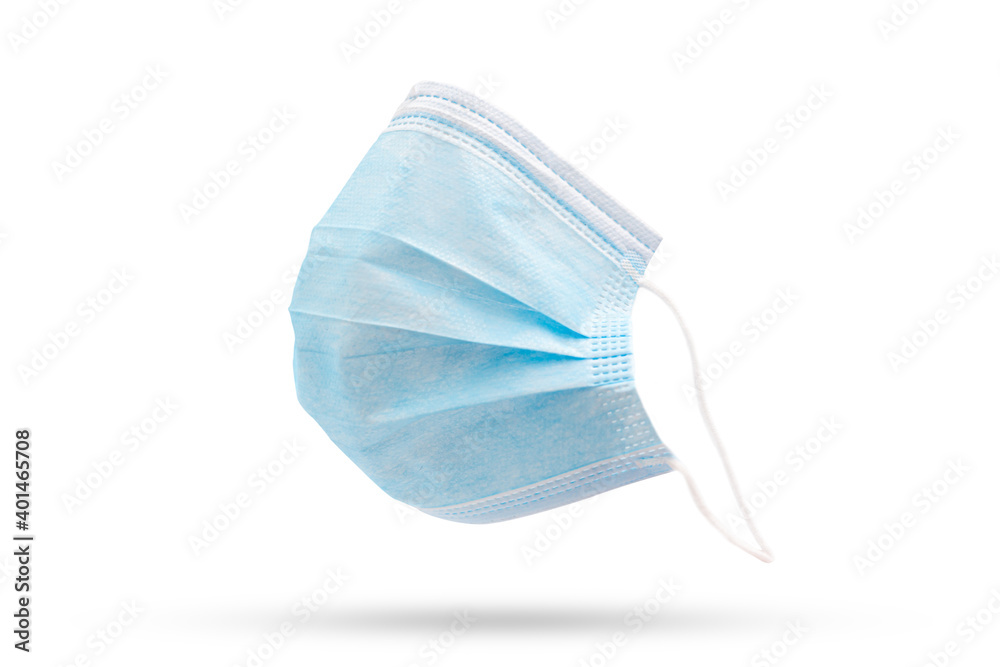 Medical protective mask coronavirus protection ,COVID-19 isolated on a white background