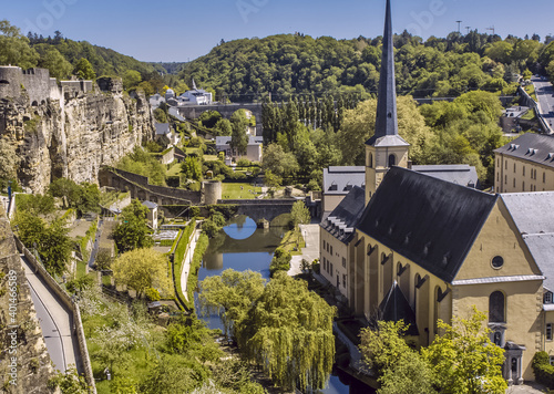 Valley of the Alzette in Luxembourg photo