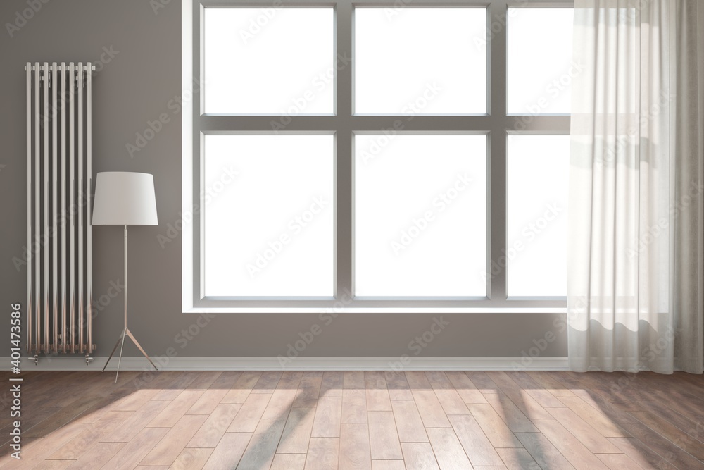 Fototapeta premium Modern interior design. 3D illustration