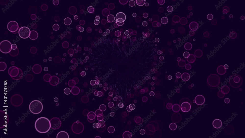 Heart background with moving deep inside effect Heart background with moving deep inside effect