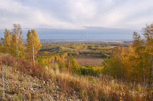 Autumn view of Bugotak hills 4