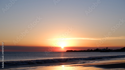 Sunset view in Malibu Beach © Ibrahim Ozen