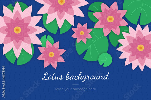 Lotus background.
