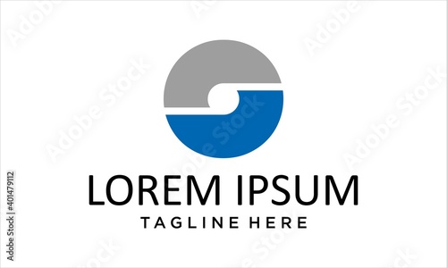 COMBINATION LOGO FROM LETTER S AND CIRCLE LOGO DESIGN CONCEPT