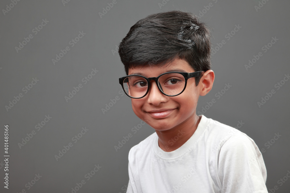 Portrait of a smiling little boy