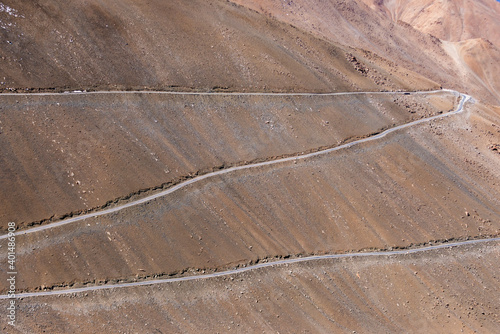 extreme mountain road highest in the world