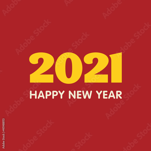 2021 Happy New Year banner