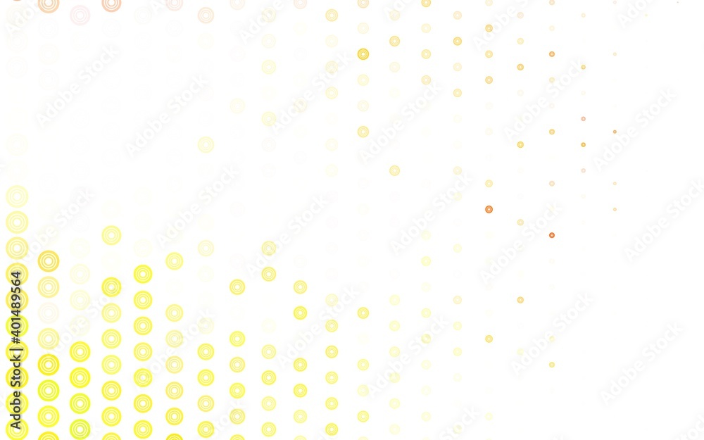 Light Green, Red vector template with circles.