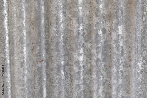 white zinc texture background close up