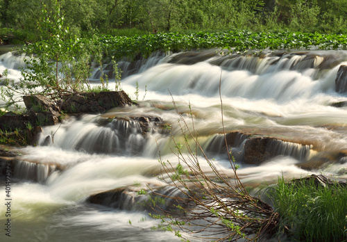 Rapids on the Suenga river photo