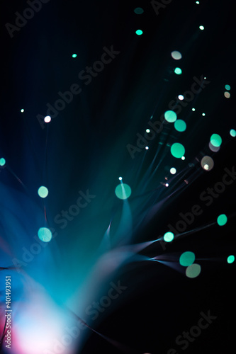 Abstract bokeh lights colorful background